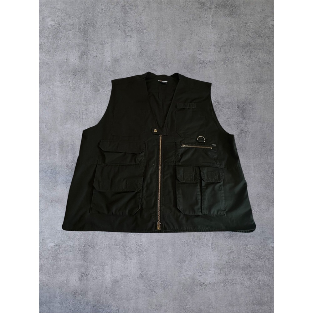5.11 Tactical Series Vest Mens 3XL Black Multi-Pocket Utility 80008 EUC